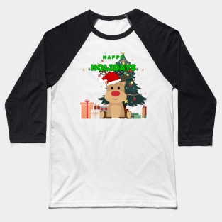 Dogs best Christmas Baseball T-Shirt